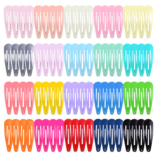 80PCS Hair Clips, 2 Inch Non-Slip Metal Hair Barrettes For Girls, Kids, Baby And Women. 20 Colors