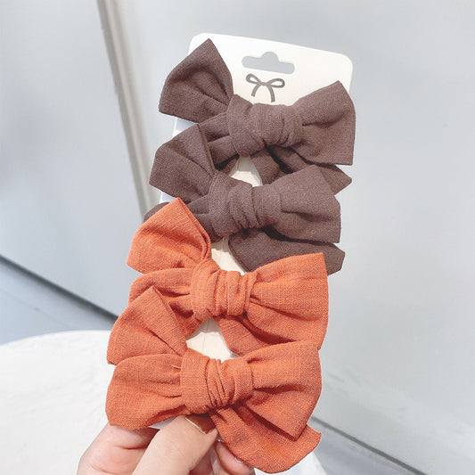 4 Pieces Set Of Fashionable And Sweet Hair Clips