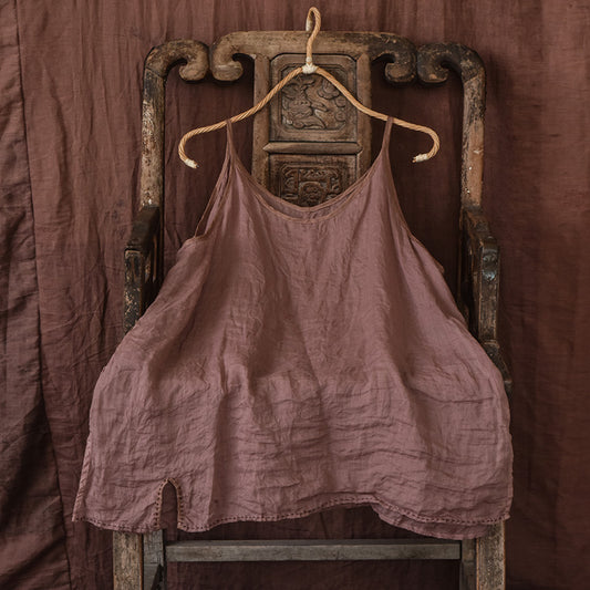 Womens Extra-long Camisole With Hand-sewn Back For A Cool Lightweight Base